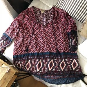 Tribal print blouse!!!